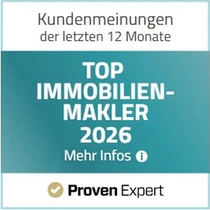 ProvenExpert Auszeichnung TOP Immobilienmakler 2026