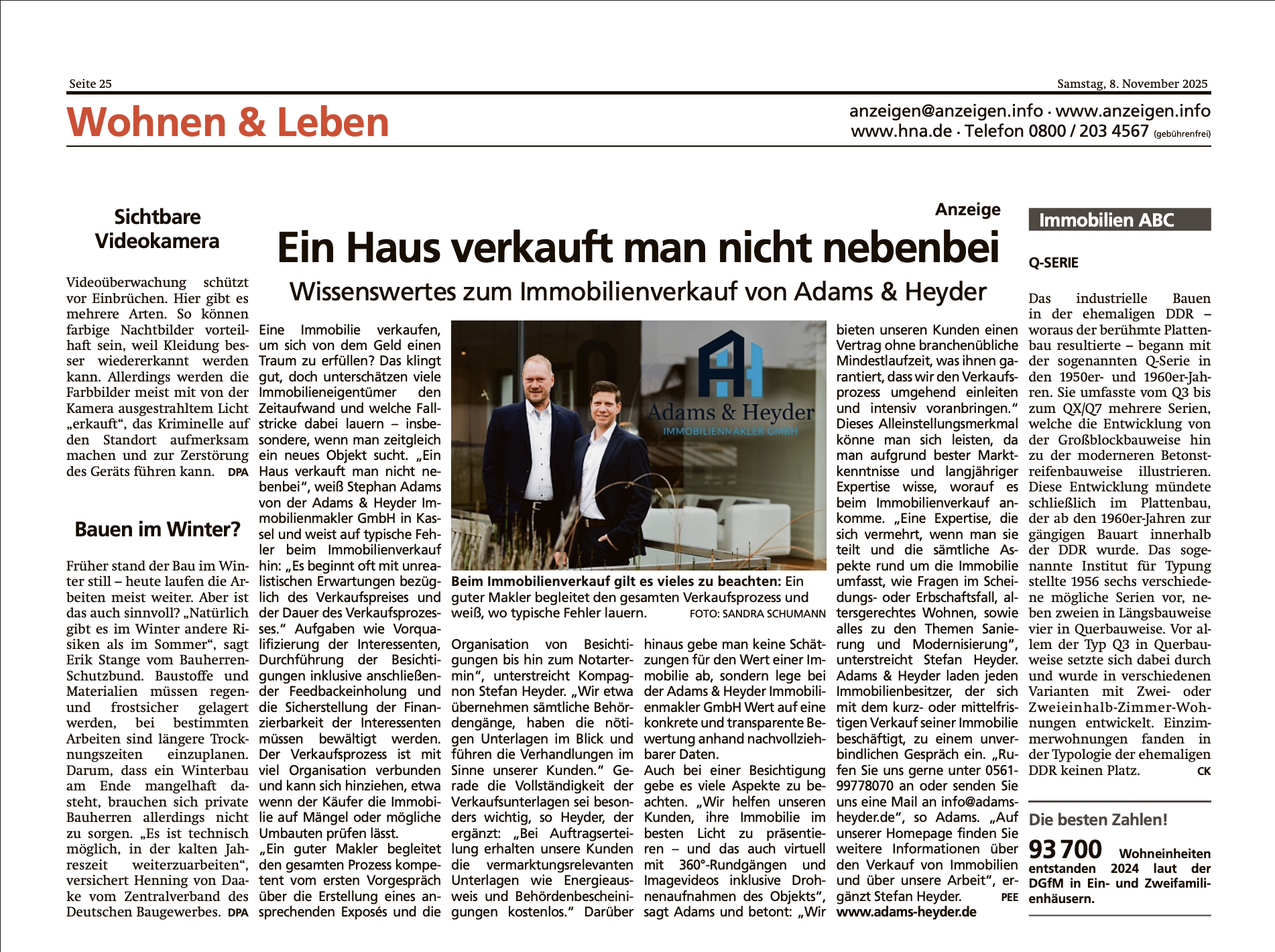 Adams & Heyder Kassel - Ein Fall für Profis - 30.03.24