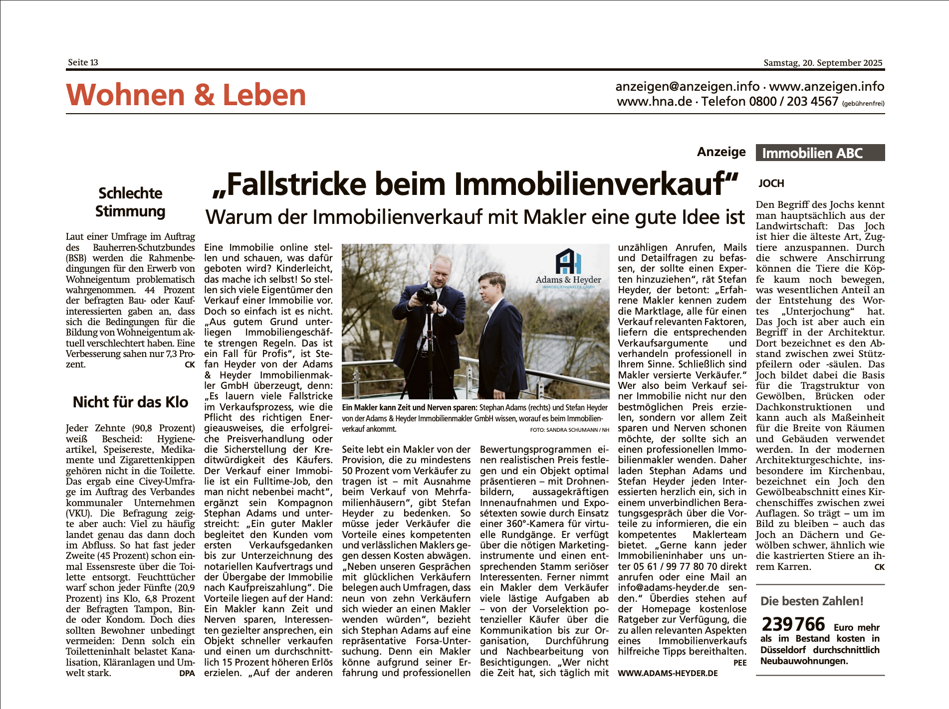 Adams & Heyder Kassel - Ein Fall für Profis - 30.03.24