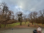 Aussicht Balkon Park - Doppelhaushälfte am Spielplatz Lindenberg mit großem Garten