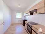 Küche mit Einbauküche - schön geschnittene, sonnige 3-Zimmer-Whg mit Balkon, sofort verfügbar