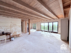 Blick von Küche ins Wohnzimmer - Perfekte Fernsicht in teilmodernisiertem Haus in Niedenstein