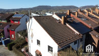 Ausblick auf nahe Dönche - Sonnig gelegenes Reihenendhaus in Kassel-Niederzwehren mit 5 Zimmern