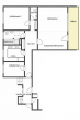 Grundriss - Schöne 3 ZKB-Wohnung mit Balkon zwischen Tischbeinstraße und Wilhelmshöher Allee