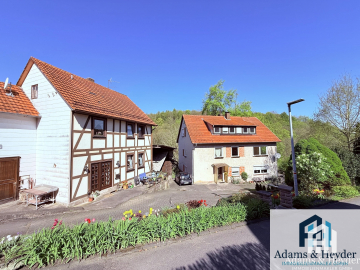 PREISREDUZIERUNG: Vielseitiges Anwesen mit 2 Wohnhäusern, Stall & über 4.000qm Grundstück in Laubach, 34346 Hann. Münden, Mehrfamilienhaus